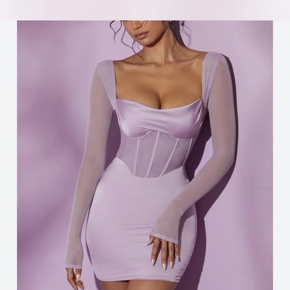 Oh Polly Lilac Dress - Picture 1 of 6